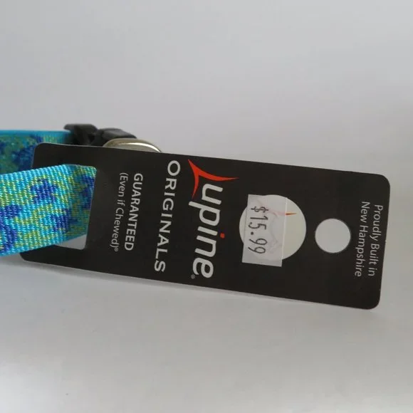 ⭐️HPx4⭐️ Lupine Pet Originals, Dog Collar, 12" - 20" Neck, Turtle Reef - NWT - Picture 4 of 6